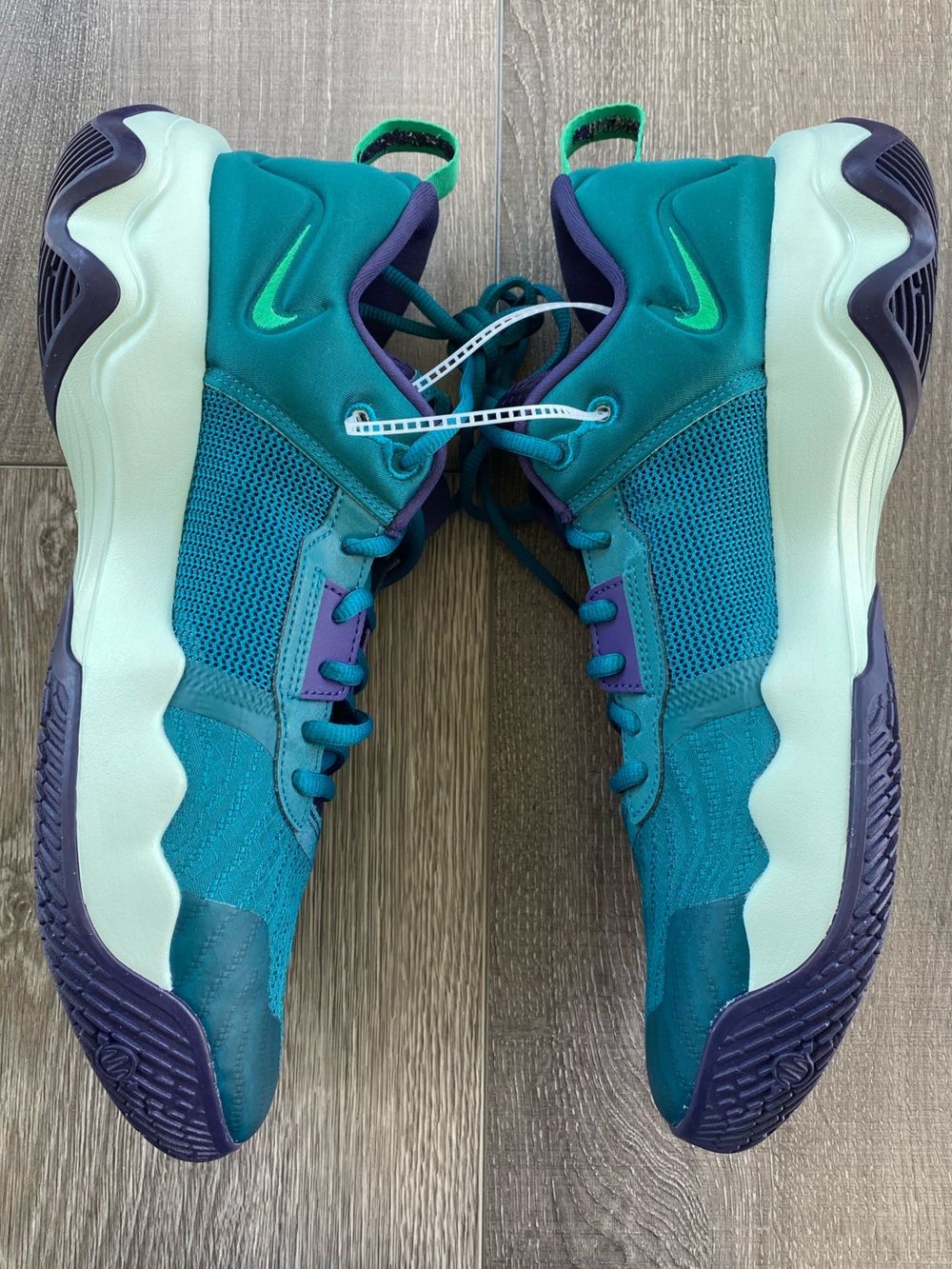 NEW Nike Giannis Immortality Geode Teal Men’s Athletic Basketball Shoes Size 11 - Picture 5 of 12